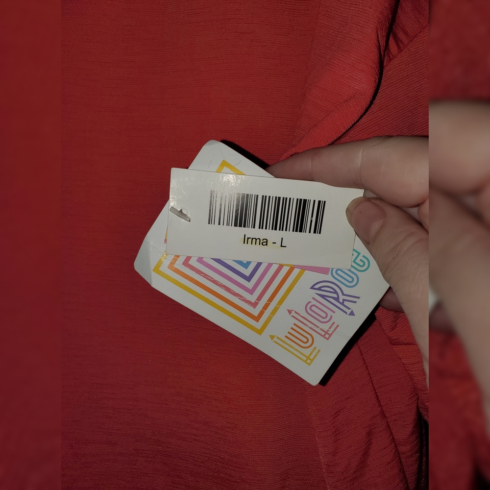 LuLaRoe Coral Irma Large - Picture 2 of 3
